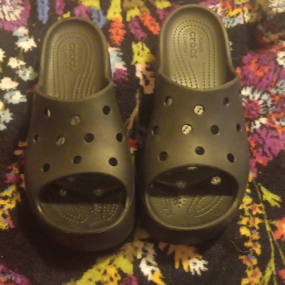 Crocs Slides size 9 womens